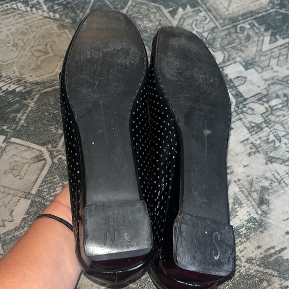 Stuart Weitzman women’s Shiny Black Loafers size 10.5 - Picture 8 of 8